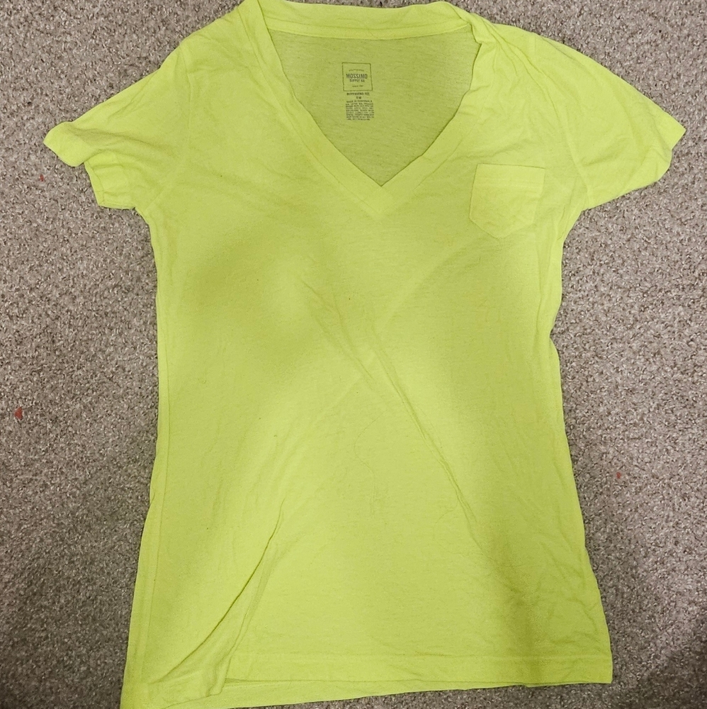 Medium Mossimo Supply Co. Neon Yellow Boyfriend Tee